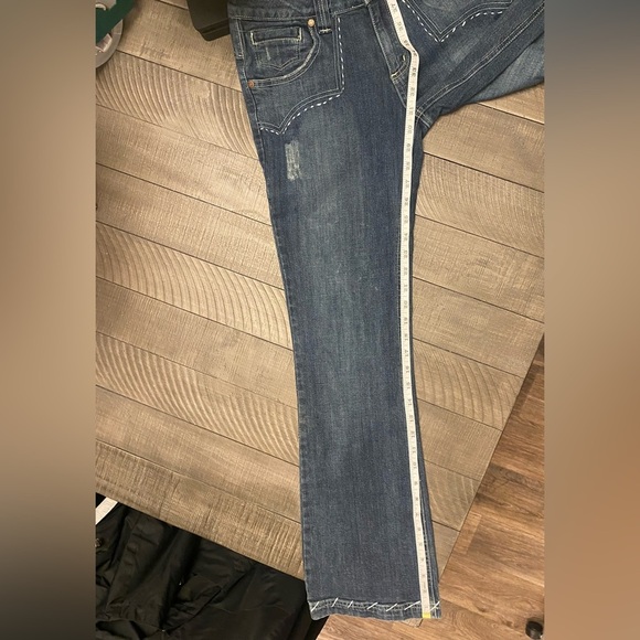 Leo Roma vintage embroidered distressed jeans - Picture 6 of 7